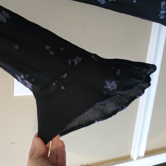 Free People Jasmine Floral Embroidered Mini Dress Size 0 - Picture 5 of 9